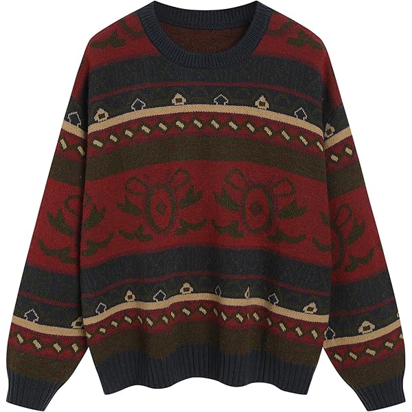 Amazon.com: Vintage Star Knit Crochet Pullover Sweaters - Women's